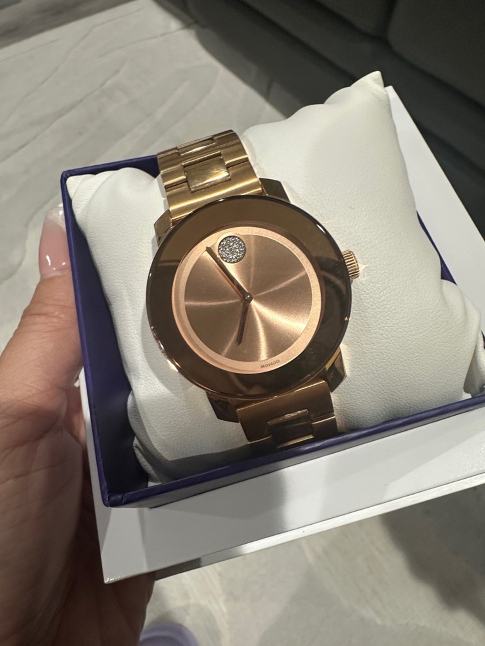Movado Bold in Rose Gold-tone Watch - Picture 4 of 8